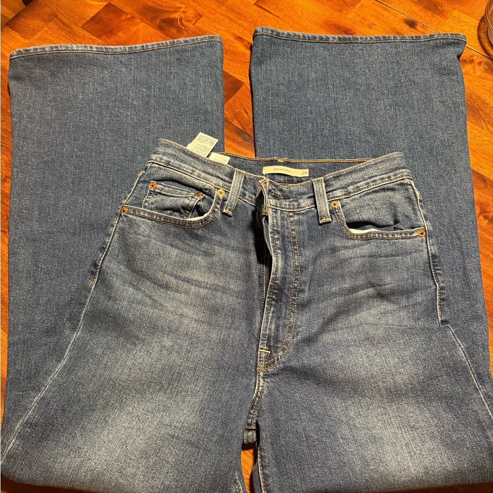 Levi's Dark Blue Flare Jeans